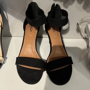 Black shoes used once size 8